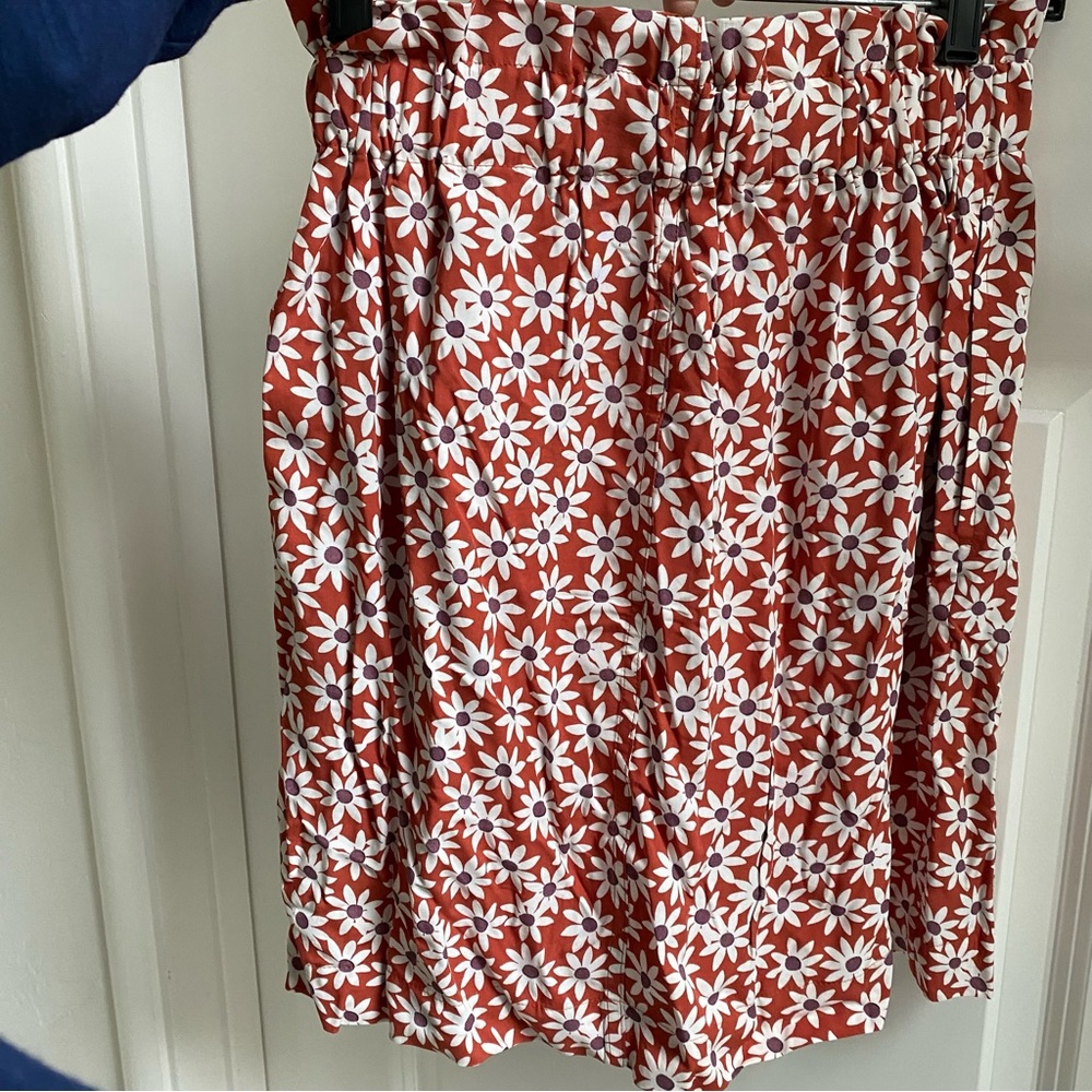 NWT Madewell Paperbag Button-Front Mini Skirt in Falling Daisies XXS - Picture 5 of 5